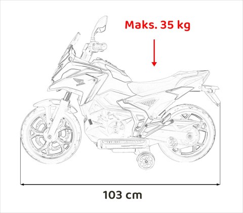 Motor Honda NC750X Żółty