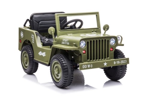 Auto Na Akumulator JH-103 Oliwkowa Zieleń 4x4 Auto Na Akumulator JH-103 Oliwkowa Zieleń 4x4
