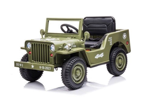Auto Na Akumulator JH-103 Oliwkowa Zieleń 4x4 Auto Na Akumulator JH-103 Oliwkowa Zieleń 4x4