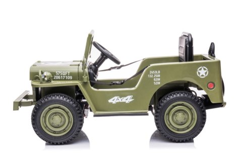 Auto Na Akumulator JH-103 Oliwkowa Zieleń 4x4 Auto Na Akumulator JH-103 Oliwkowa Zieleń 4x4