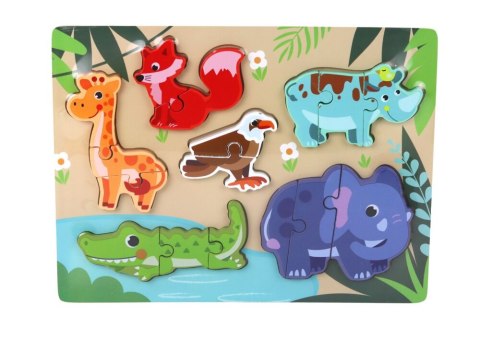 Drewniane Kolorowe Puzzle Układanka Dla Dzieci Mix Wzorów Drewniane Kolorowe Puzzle Układanka Dla Dzieci Mix Wzorów