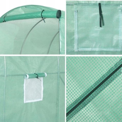 Tunel Foliowy Ogrodowy Szklarnia 4,5x2x2m Folia 9m² UV-4 Premium Tunel Foliowy Ogrodowy Szklarnia 4,5x2x2m Folia 9m² UV-4 Premium