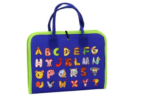 Walizka Filcowa Sensoryczna Edukacyjna Niebieska Walizka Filcowa Sensoryczna Edukacyjna Niebieska