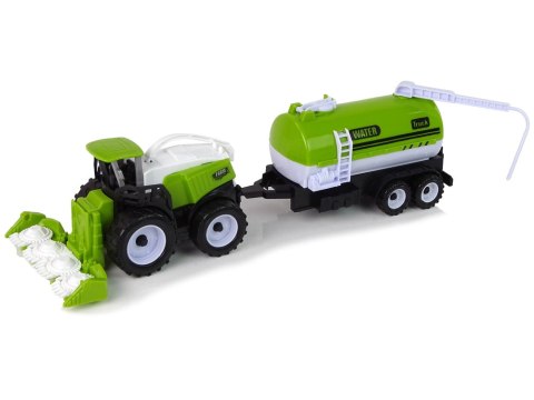 Zestaw Pojazdów Farmerskich Traktor Kombajn Cysterna Naczepa Zestaw Pojazdów Farmerskich Traktor Kombajn Cysterna Naczepa