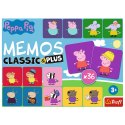 Gra Memos Classic i Plus, Świnka PeppaTrefl 02270