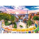 Puzzle - "1000" - Zachód słońca nad Barceloną, Hiszpania Trefl 10711 Puzzle - "1000" - Zachód słońca nad Barceloną, Hiszpania Trefl 10711