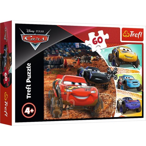 Puzzle - 60 - Zygzak McQueen z przyjaciółmi - Disney Cars 3 17327 Puzzle - 60 - Zygzak McQueen z przyjaciółmi - Disney Cars 3 17327