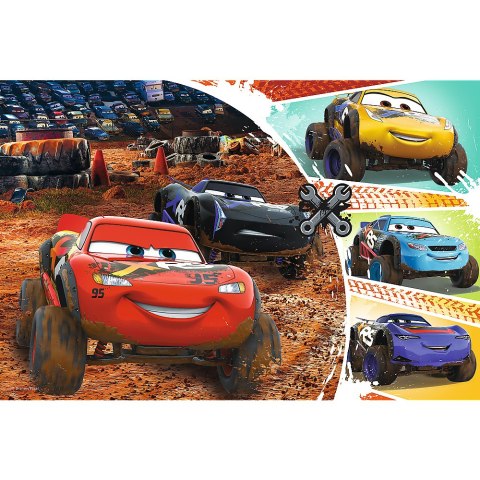 Puzzle - 60 - Zygzak McQueen z przyjaciółmi - Disney Cars 3 17327 Puzzle - 60 - Zygzak McQueen z przyjaciółmi - Disney Cars 3 17327