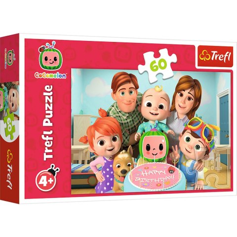 Puzzle 60 el. Cocomelon, Wspaniały dzień Trefl 17391 Puzzle 60 el. Cocomelon, Wspaniały dzień Trefl 17391