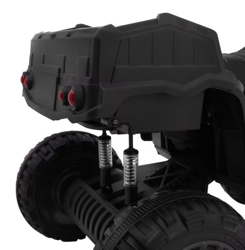 Quad XL ATV 2,4GHz na akumulator dla dzieci Czarno-Zielony + Pilot + Napęd 4x4 + Bagażnik + Wolny Start + EVA + Audio LED