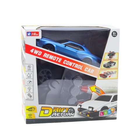 Auto Sportowe Drift Wymienne Koła Zdalnie Sterowany RC 4WD Niebieskie Sport Auto Sportowe Drift Wymienne Koła Zdalnie Sterowany RC 4WD Niebieskie Sport