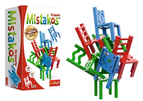 Gra Zręcznościowa Mistakos Walka O Stołki Trefl 02075 Gra Zręcznościowa Mistakos Walka O Stołki Trefl 02075