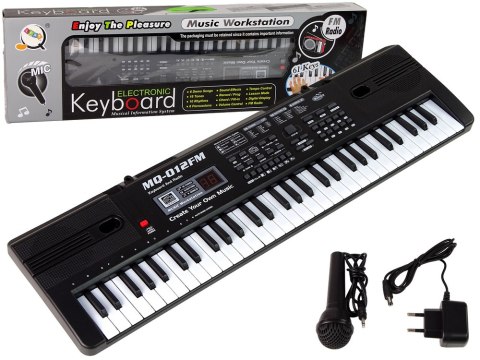 Keyboard MQ-012FM Mikrofon Radio 61 Klawiszy Keyboard MQ-012FM Mikrofon Radio 61 Klawiszy