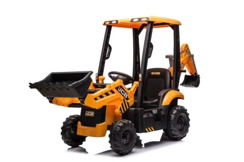 Koparka Na Akumulator JCB Z Łyżką Żółta Koparka Na Akumulator JCB Z Łyżką Żółta