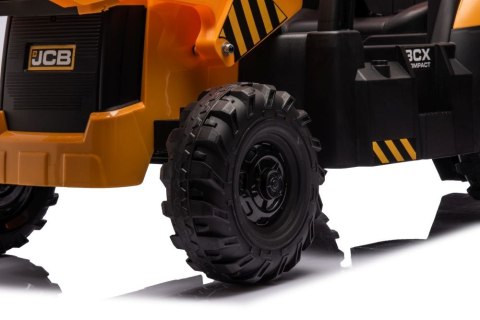 Koparka Na Akumulator JCB Z Łyżką Żółta Koparka Na Akumulator JCB Z Łyżką Żółta
