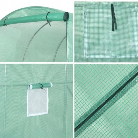 Tunel Foliowy Ogrodowy Szklarnia 6x3x2m Folia 18m² UV-4 Premium Tunel Foliowy Ogrodowy Szklarnia 6x3x2m Folia 18m² UV-4 Premium