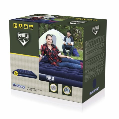 Dmuchany Materac 2-Osobowy 203 x 183 x 22 cm Bestway 67004 Dmuchany Materac 2-Osobowy 203 x 183 x 22 cm Bestway 67004