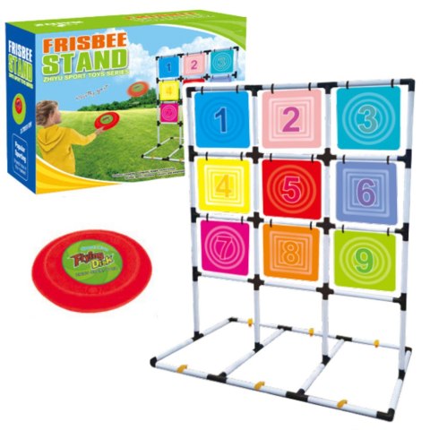 Gra Zręcznościowa Rzut Frisbee Dyskiem Do Celu Domowa Ogrodowa Gra Zręcznościowa Rzut Frisbee Dyskiem Do Celu Domowa Ogrodowa