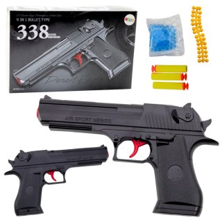 Pistolet Sportowy 388 Strzałki Piankowe Kulki Wodne