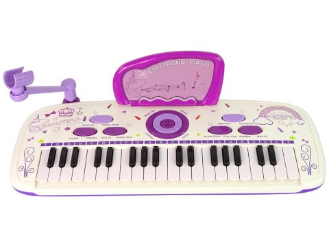 Elektryczne Pianino Keyboard Dla Dzieci Różowy Nuty USB MP3 Elektryczne Pianino Keyboard Dla Dzieci Różowy Nuty USB MP3