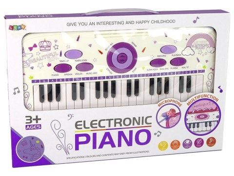 Elektryczne Pianino Keyboard Dla Dzieci Różowy Nuty USB MP3 Elektryczne Pianino Keyboard Dla Dzieci Różowy Nuty USB MP3