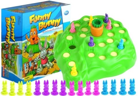 Gra Rodzinna Króliki Funny Bunny Wyścig Po Marchew Karty Gra Rodzinna Króliki Funny Bunny Wyścig Po Marchew Karty
