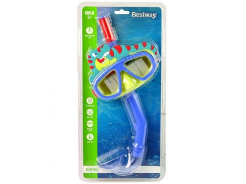 Maska Do Nurkowania Z Rurką Zwierzątka Niebieska Bestway 24059 Maska Do Nurkowania Z Rurką Zwierzątka Niebieska Bestway 24059