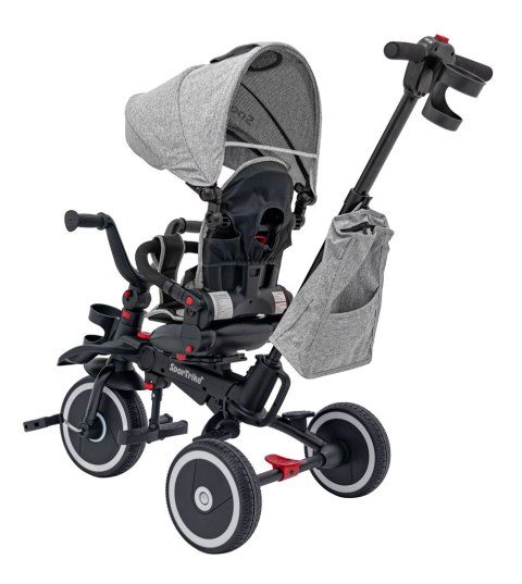 Rowerek Trzykołowy RIDER Szary SPORTRIKE