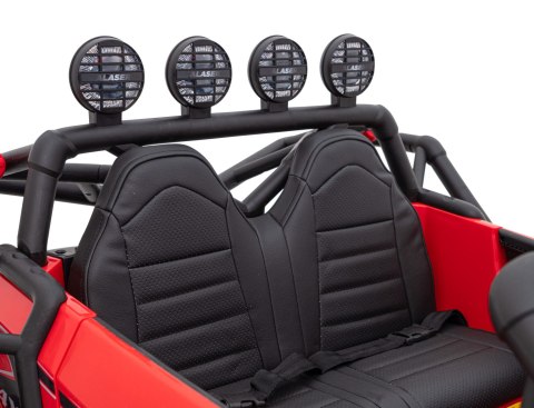 Auto Buggy Racing 5 na akumulator dla dzieci Czerwony + Silniki 2x200W + Pilot + Audio LED + Wolny Start