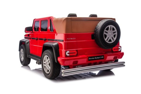 Pojazd Mercedes Benz MAYBACH G650 Czerwony