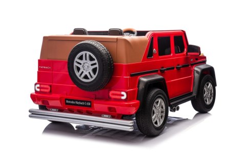 Pojazd Mercedes Benz MAYBACH G650 STRONG Czerwony