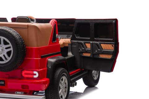 Pojazd Mercedes Benz MAYBACH G650 STRONG Czerwony