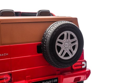 Pojazd Mercedes Benz MAYBACH G650 STRONG Czerwony