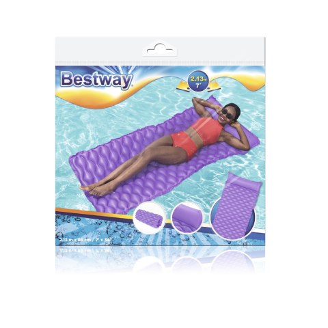 Dmuchany Materac Plażowy Fioletowy 213 x 86 cm Bestway 44020 Dmuchany Materac Plażowy Fioletowy 213 x 86 cm Bestway 44020