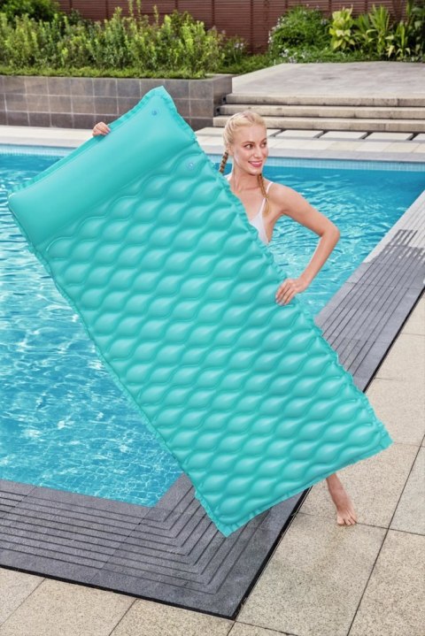 Dmuchany Materac Plażowy Turkusowy 213 x 86 cm Bestway 44020 Dmuchany Materac Plażowy Turkusowy 213 x 86 cm Bestway 44020