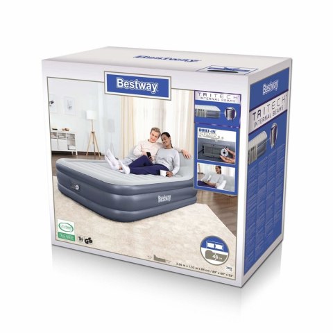 Dmuchany Materac Z Pompką 226 x 152 x 84 cm Bestway 67923 Dmuchany Materac Z Pompką 226 x 152 x 84 cm Bestway 67923