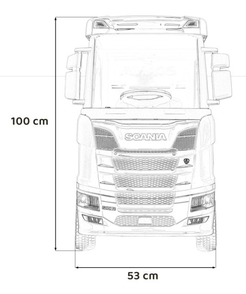 Pojazd Scania R-SERIE Czarny