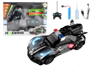 Auto Sportowe R/C Policyjne Czarne Zdalnie Sterowane