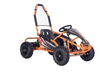 Pojazd Gokart Elektryczny MIGHTY Pomarańczowy