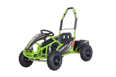 Pojazd Gokart Elektryczny MIGHTY Zielony