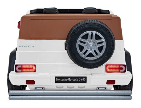 Pojazd Mercedes Benz MAYBACH G650 Biały