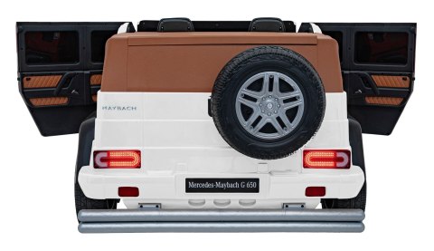 Pojazd Mercedes Benz MAYBACH G650 Biały