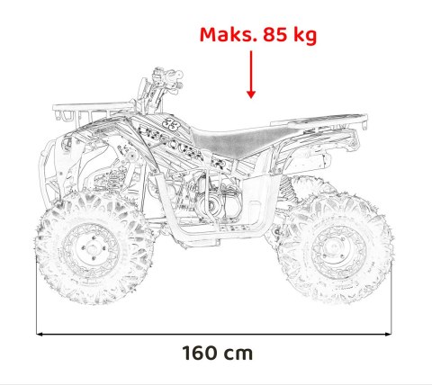 Pojazd Quad Spalinowy 120CC DISCOVERER Niebieski
