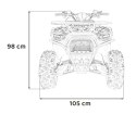 Pojazd Quad Spalinowy 120CC DISCOVERER Żółty
