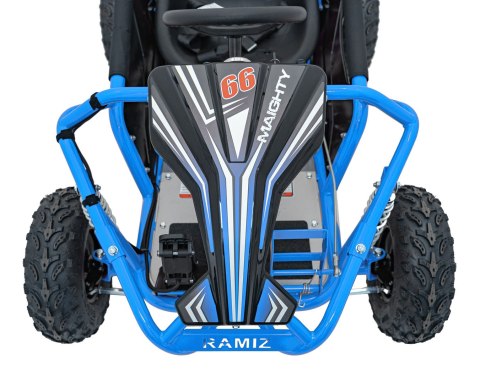 Pojazd Gokart Elektryczny MIGHTY Niebieski