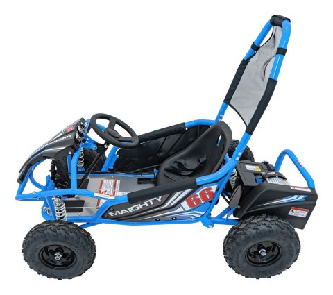 Pojazd Gokart Elektryczny MIGHTY Niebieski
