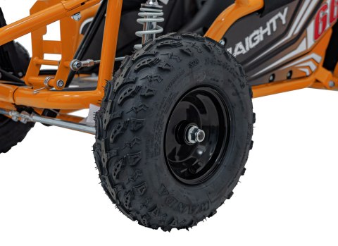 Pojazd Gokart Elektryczny MIGHTY Pomarańczowy