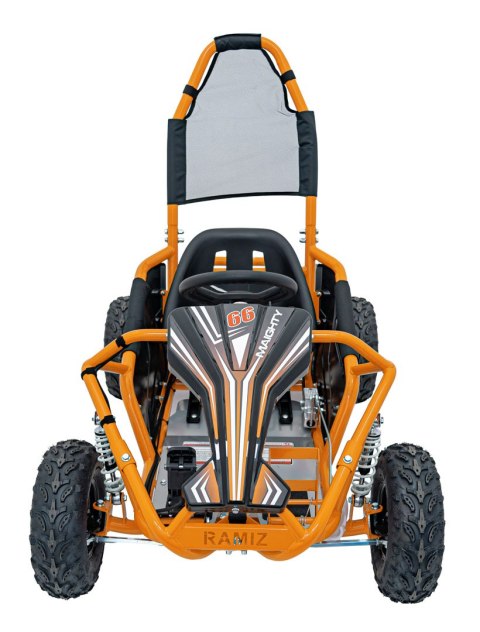 Pojazd Gokart Elektryczny MIGHTY Pomarańczowy
