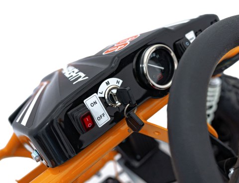 Pojazd Gokart Elektryczny MIGHTY Pomarańczowy