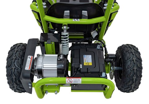 Pojazd Gokart Elektryczny MIGHTY Zielony